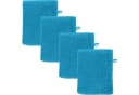 REDBEST Waschhandschuh Oceanside 4er-Pack Leichtfrottier Türkis Uni Bild 2