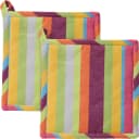 REDBEST Topflappen 2er-Pack Baumwolle Streifen Bunt Bild 2