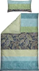 Erwin Müller Wendebettwäsche Mako-Satin Paisley Grün Bild 2