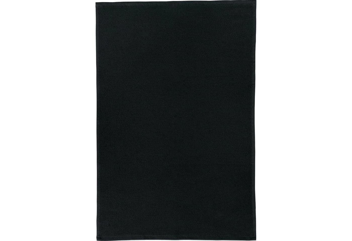 Erwin Müller Frottier-Geschirrtuch 4er-Pack Baumwolle Uni Schwarz - Bild 4