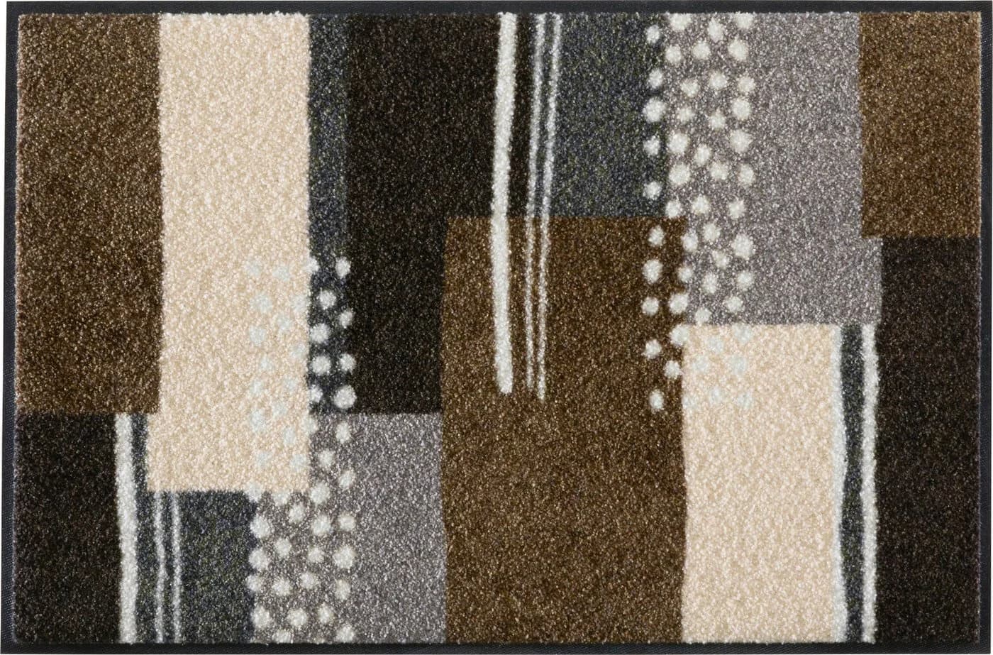 Erwin Müller Fußmatte Andernach Braun-Grau Streifen Design - Bild 2