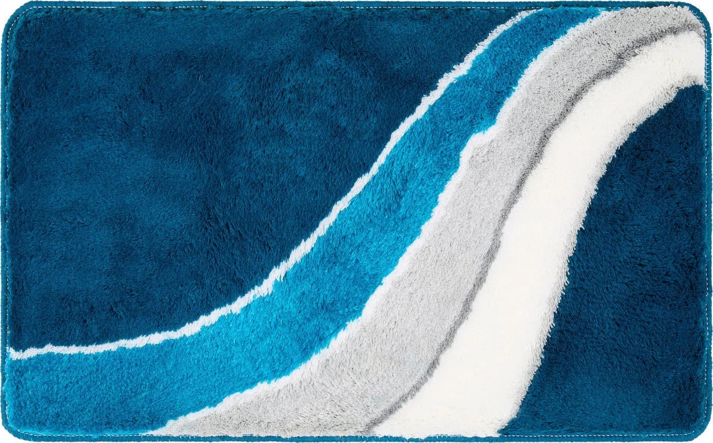 Erwin Müller Badematte Veria Streifen Blau Creme - Bild 2