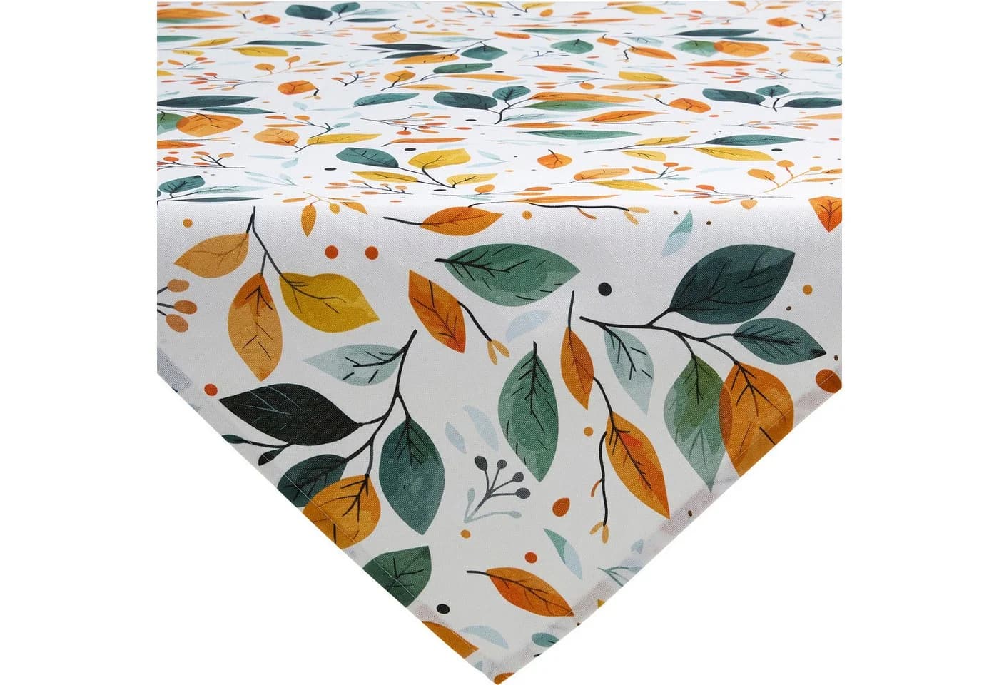 REDBEST Mitteldecke Blatt Design 100% Baumwolle Bunt - Bild 2