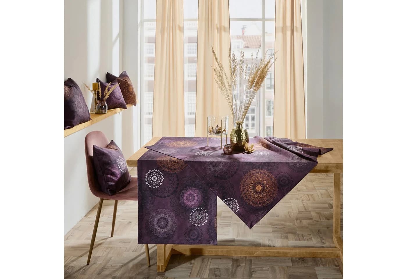 Erwin Müller Mitteldecke Mandala Lila Orientalisch