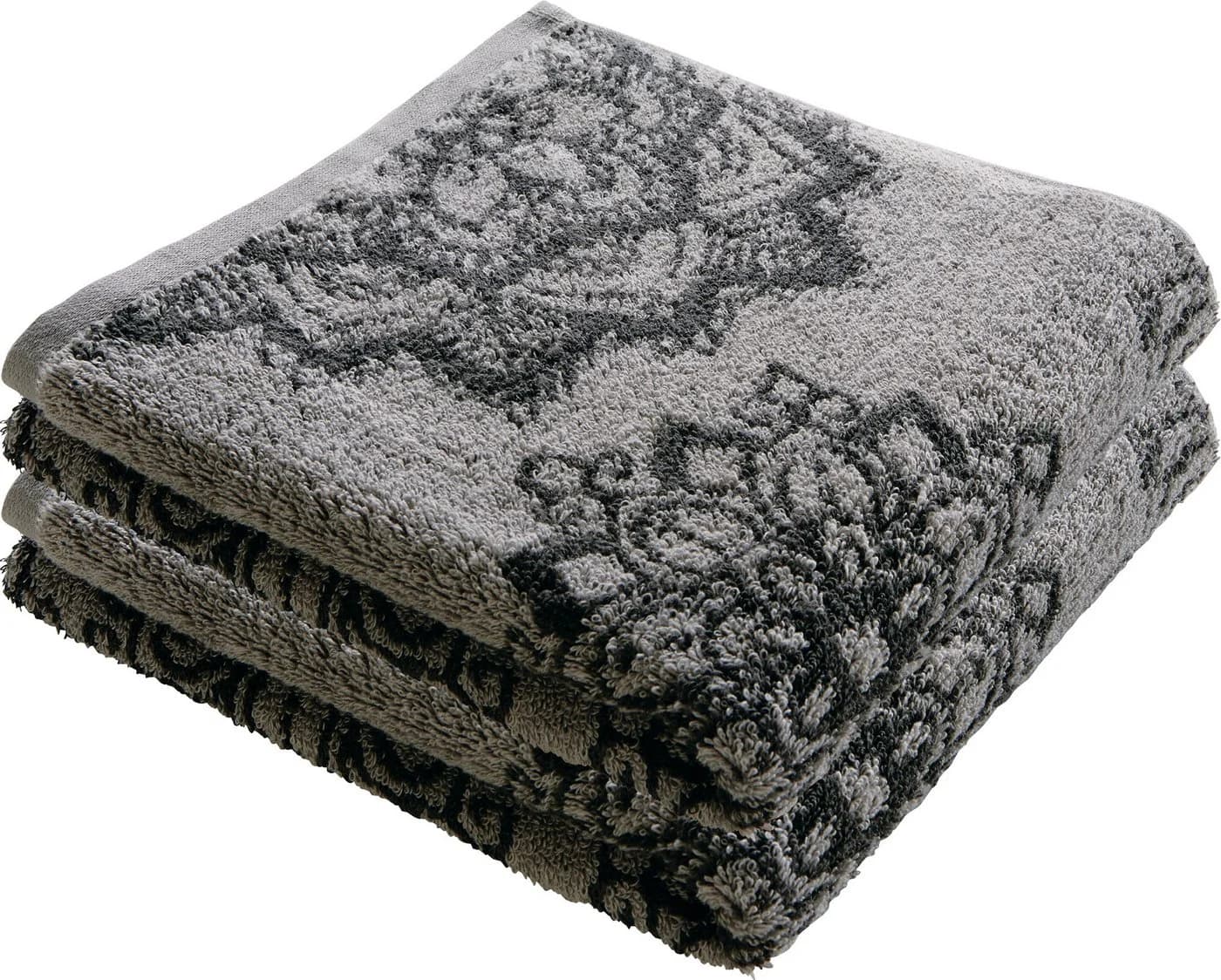 Erwin Müller Duschtuch "Mandala" 2er-Pack Walk-Frottier Jacquard - Bild 2