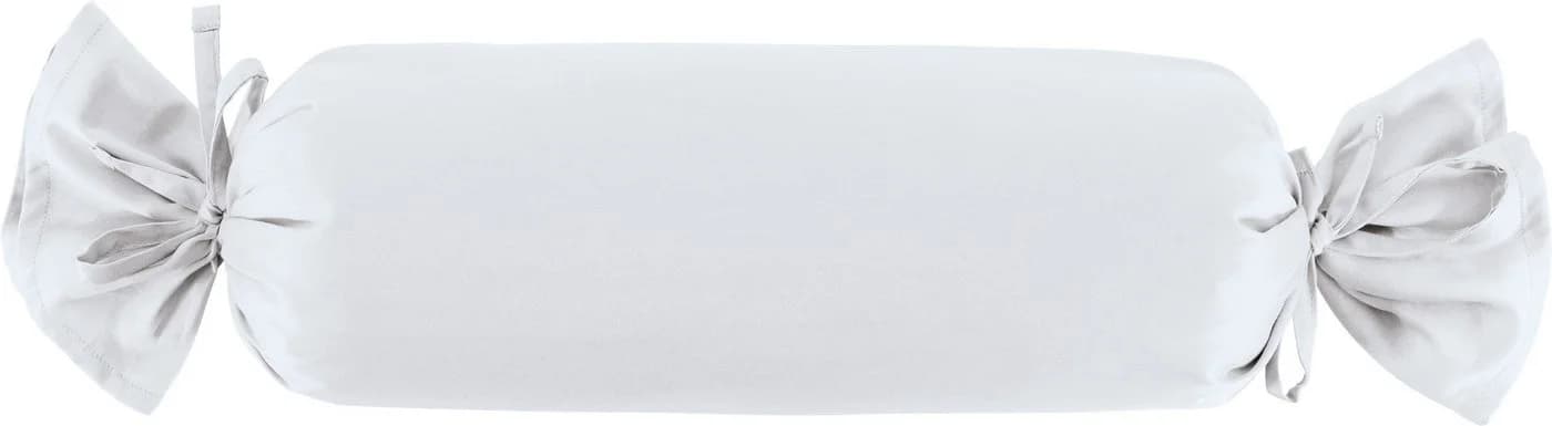 Erwin Müller Nackenrollenbezug Landshut Uni Weiß Mako-Satin - Bild 2