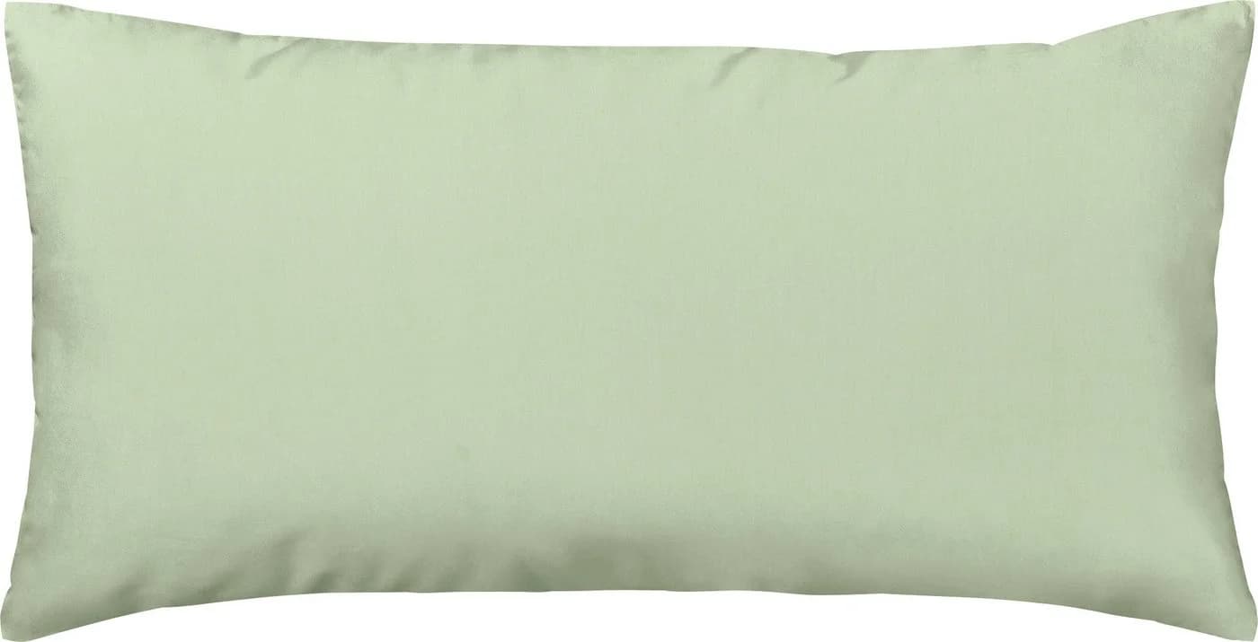 Erwin Müller Kissenbezug "Landshut" Uni Grün Mako-Satin - Bild 2