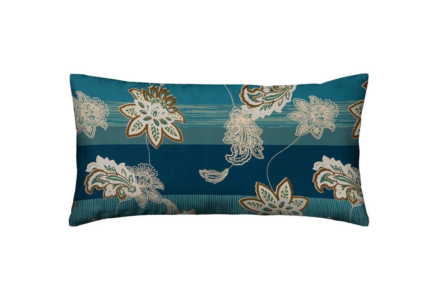 Erwin Müller Kissenbezug Mako-Satin Blumen Orientalisch