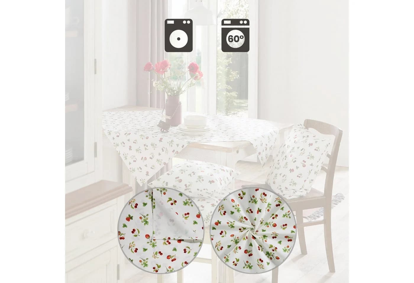 REDBEST Mitteldecke Baumwolle Fruchtig-Frisch Design - Bild 3