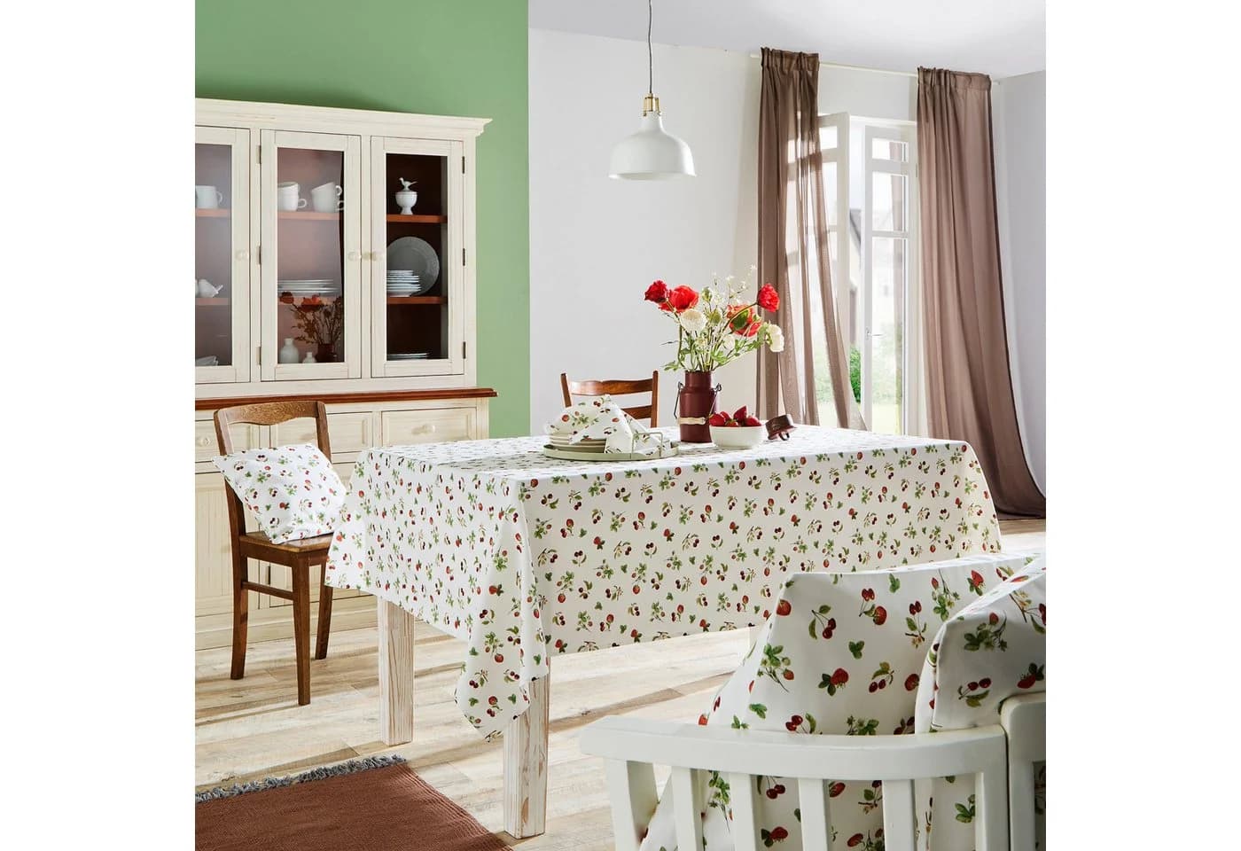 REDBEST Tischdecke Baumwolle Fruchtig-Frisch Design