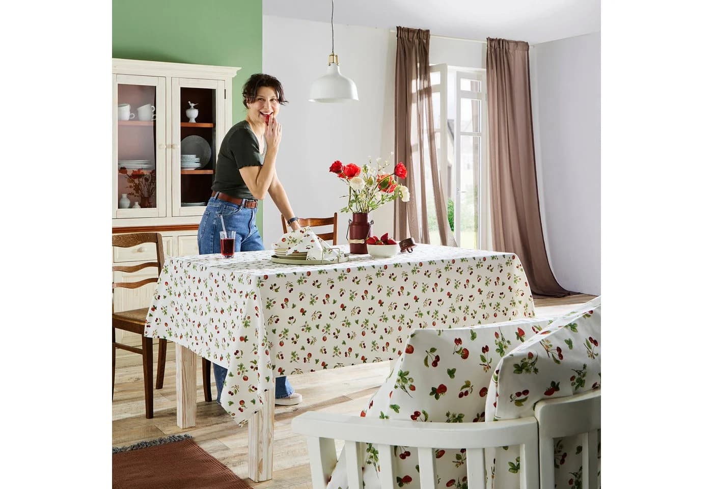 REDBEST Tischdecke Baumwolle Fruchtig-Frisch Design - Bild 3