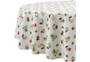 REDBEST Tischdecke Rund Baumwolle Fruchtiges Motiv Rot Bild 2
