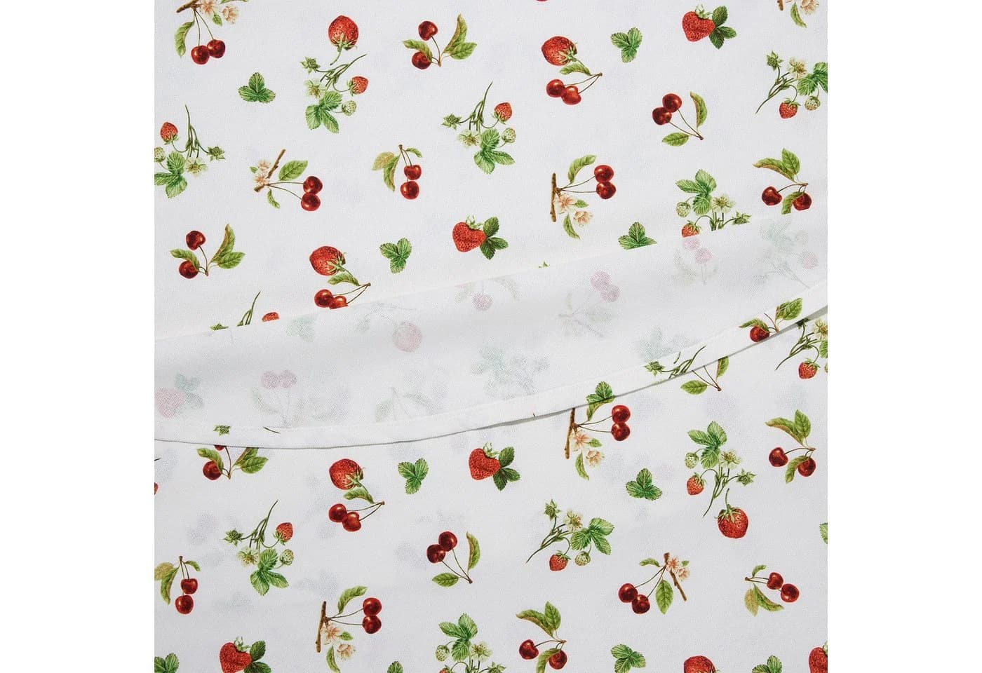 REDBEST Tischdecke Rund Baumwolle Fruchtiges Motiv Rot - Bild 5