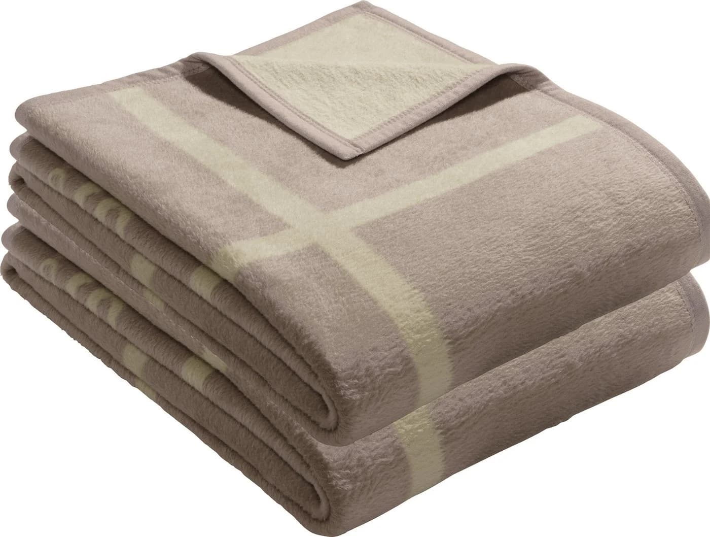 LOOKS by Wolfgang Joop Wohndecke 2er-Pack Karo Jacquard - Bild 2