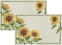 Sander Tischset Solea 2er-Pack Gobelin Blumen Gelb Bild 2