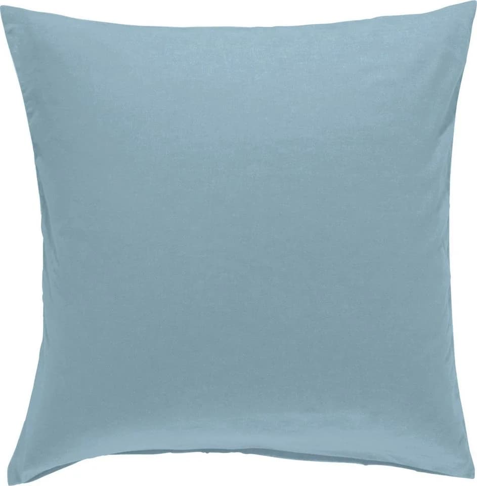 Erwin Müller Kuschelkissenbezug Nördlingen Uni Blau Edelflanell - Bild 2