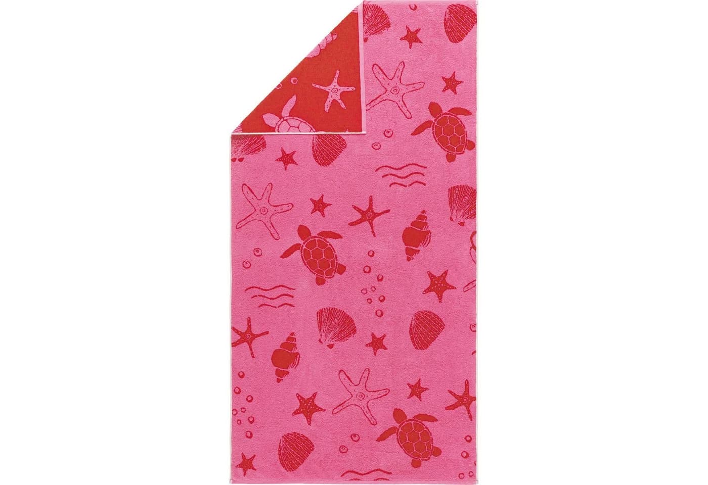 Erwin Müller Strandtuch Walk-Frottier Maritimes Motiv Jacquard