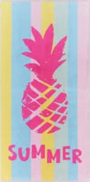 Erwin Müller Strandtuch "Ananas" Walk-Frottier Bunt Jacquard Bild 2