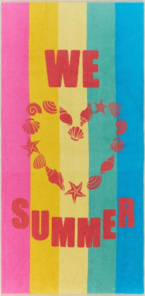 Erwin Müller Strandtuch Summer Walk-Frottier Bunt Streifen - Bild 2