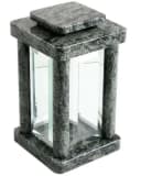 KOKA Grab-Lampe Granit Oliven Grün Friedhofs-Laterne Bild 2