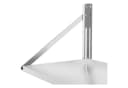 Royal Catering Wandbord klappbar 40 kg Edelstahl Küchenregal Bild 4