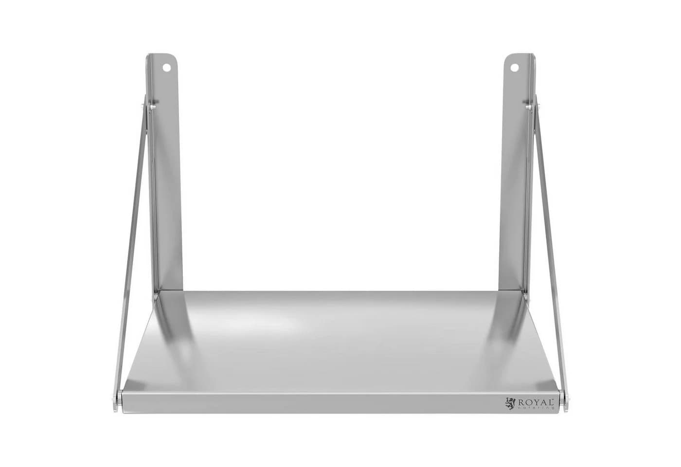 Royal Catering Wandbord klappbar 40 kg Edelstahl Küchenregal - Bild 5