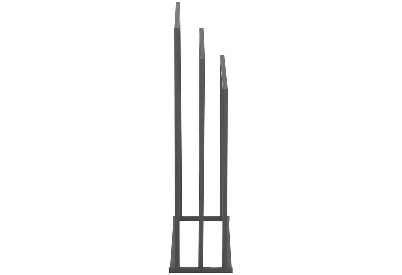 Physa Standhandtuchhalter 3 Stangen Dunkelgrau - Bild 3