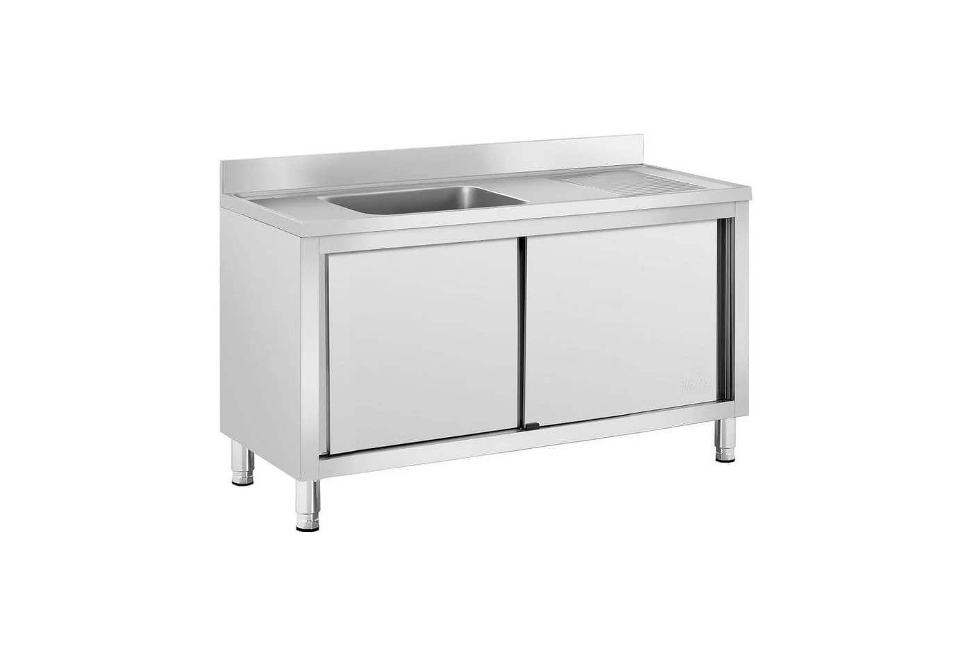Royal Catering Spülenschrank Edelstahl - Bild 2