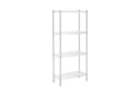 Royal Catering Edelstahlregal 80x40x180 cm Schwerlastregal Silber Bild 2