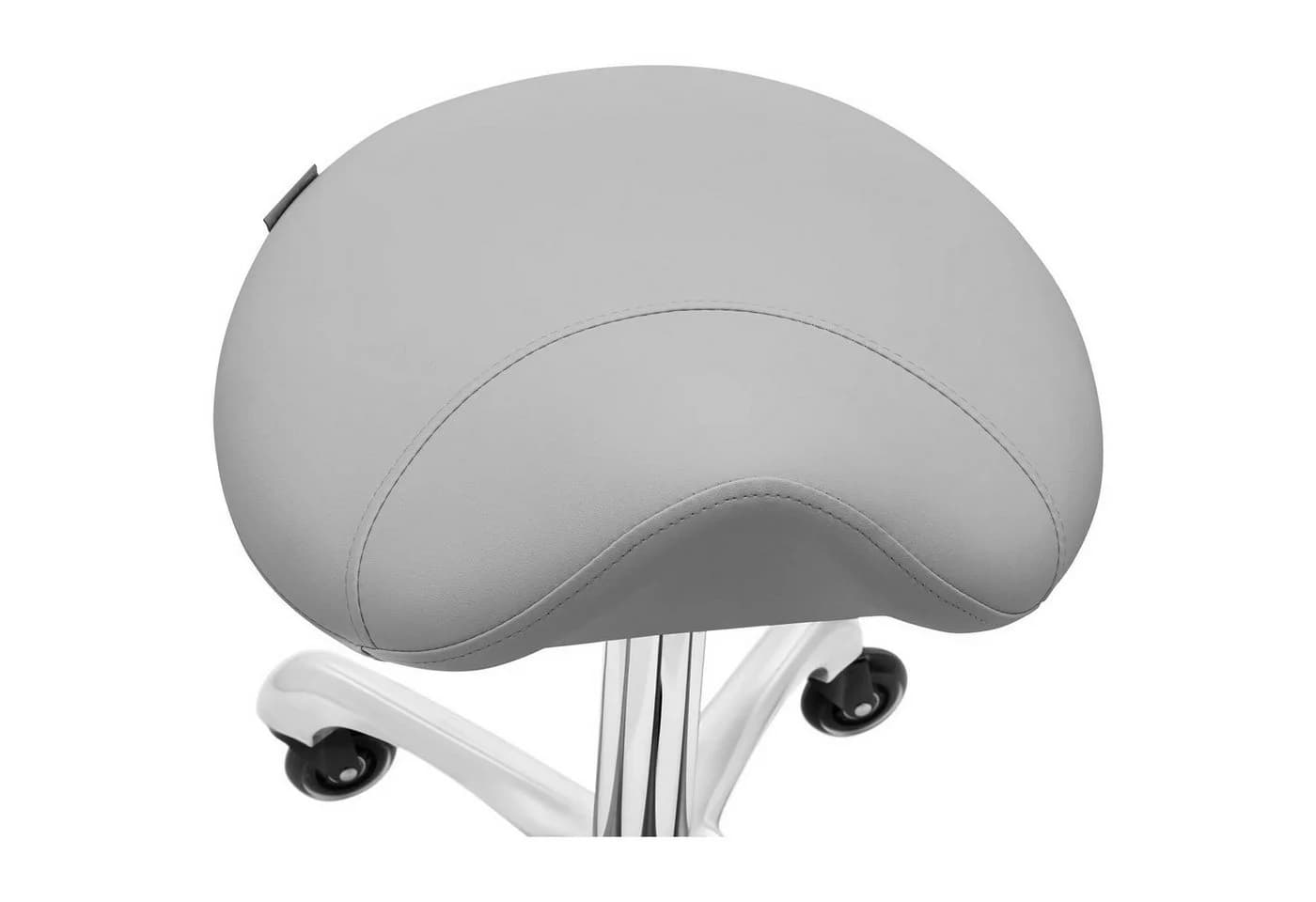 Physa Sattelhocker YORK DARK GRAY Ergonomischer Rollhocker Höhenverstellbar Dunkelgrau