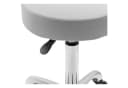 Physa Rollhocker WELLS DARK GRAY höhenverstellbar mit Rollen Bild 1