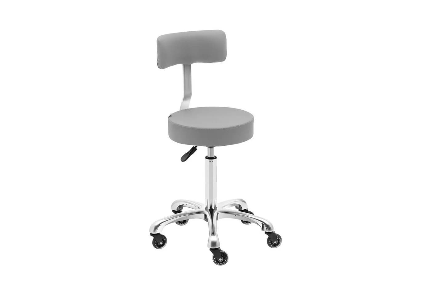 Physa Rollhocker WELLS DARK GRAY höhenverstellbar mit Rollen - Bild 2
