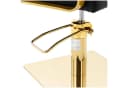 Physa Friseurstuhl mit Fußstütze 200 kg Otley Black, Schwarz, Golden Bild 1