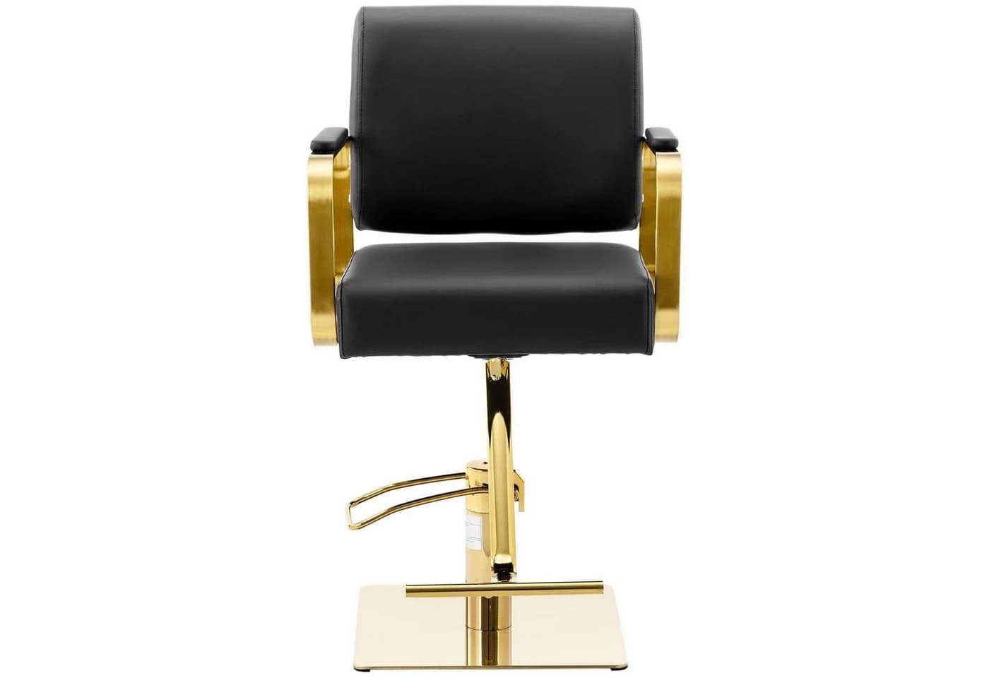 Physa Friseurstuhl mit Fußstütze 200 kg Otley Black, Schwarz, Golden - Bild 5