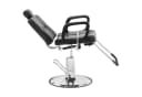 Physa Friseurstuhl Friseursessel Kopf- und Fußstütze 52-64 cm 150 kg Schwarz Bild 3