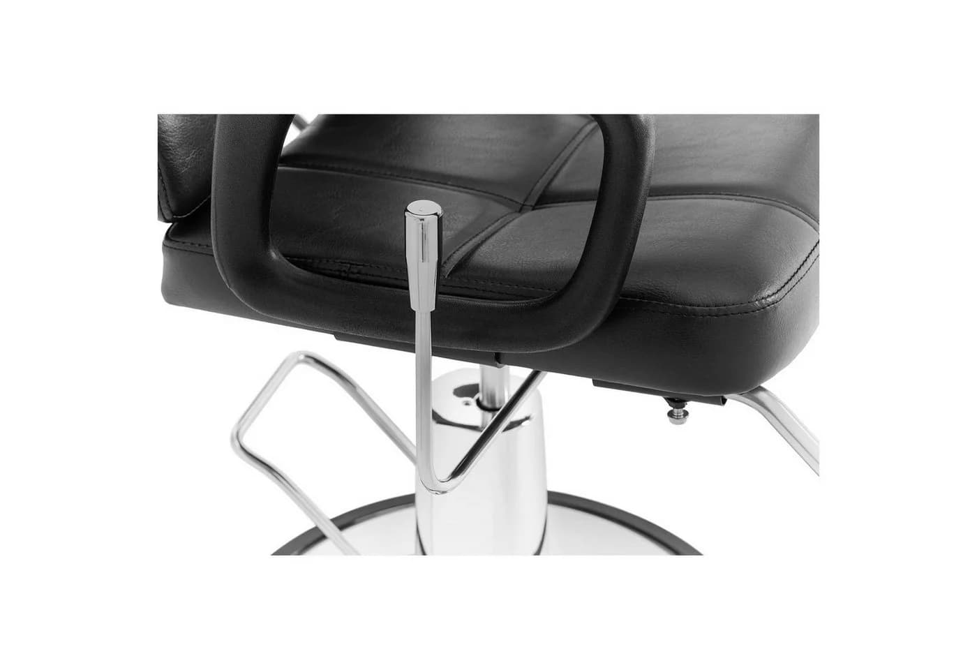 Physa Friseurstuhl Friseursessel Kopf- und Fußstütze 52-64 cm 150 kg Schwarz - Bild 4