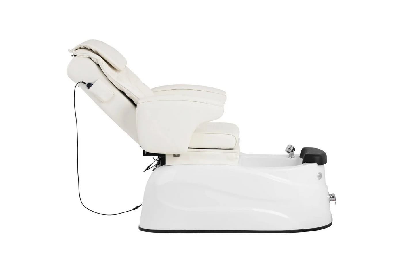 Physa Elektrischer Fußpflegestuhl mit Fußwanne & Massage, Weiß - Bild 5