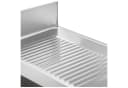 Royal Catering Edelstahlspüle Spültisch 140x60x97 cm 2 Becken Bild 4