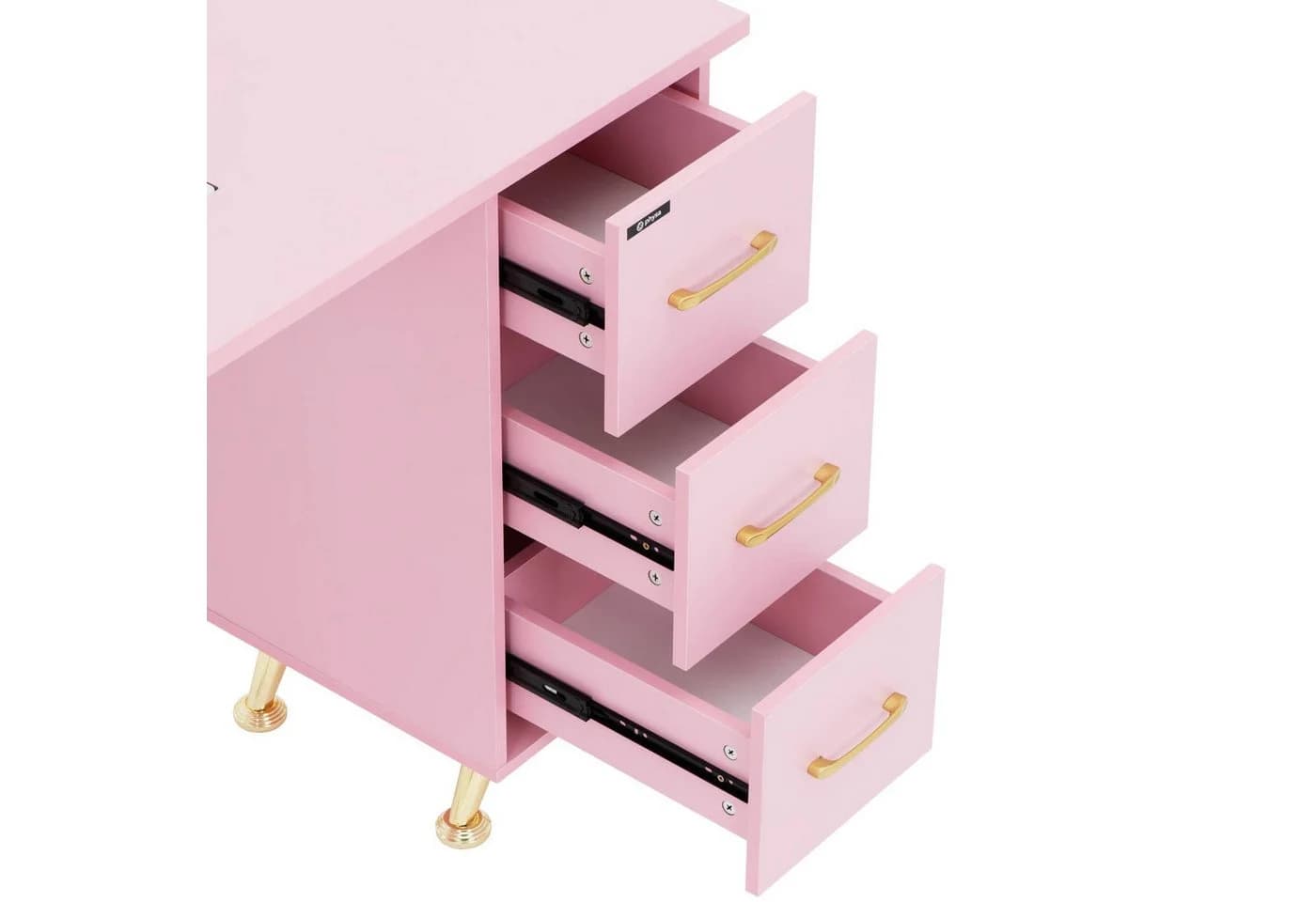 Physa Nageltisch mit Absaugung Rosa Gold - Bild 5