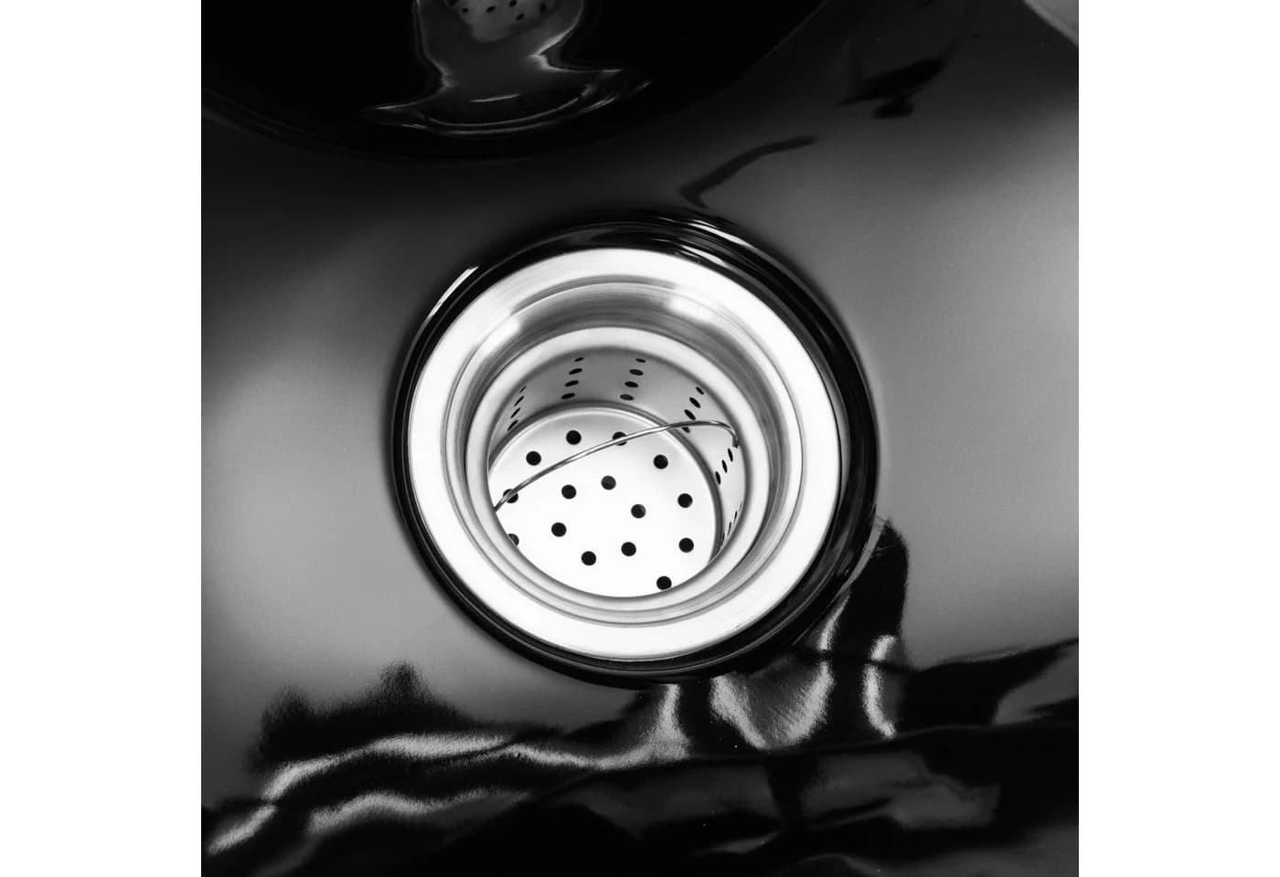 Physa Friseurwaschbecken Schwarz Neigbar mit Brause - Bild 4