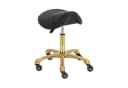 Physa Sattelhocker Schwarz/Golden Ergonomisch Höhenverstellbar Bild 2