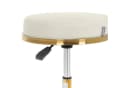 Physa Rollhocker höhenverstellbar 150 kg Beige Golden Bild 1