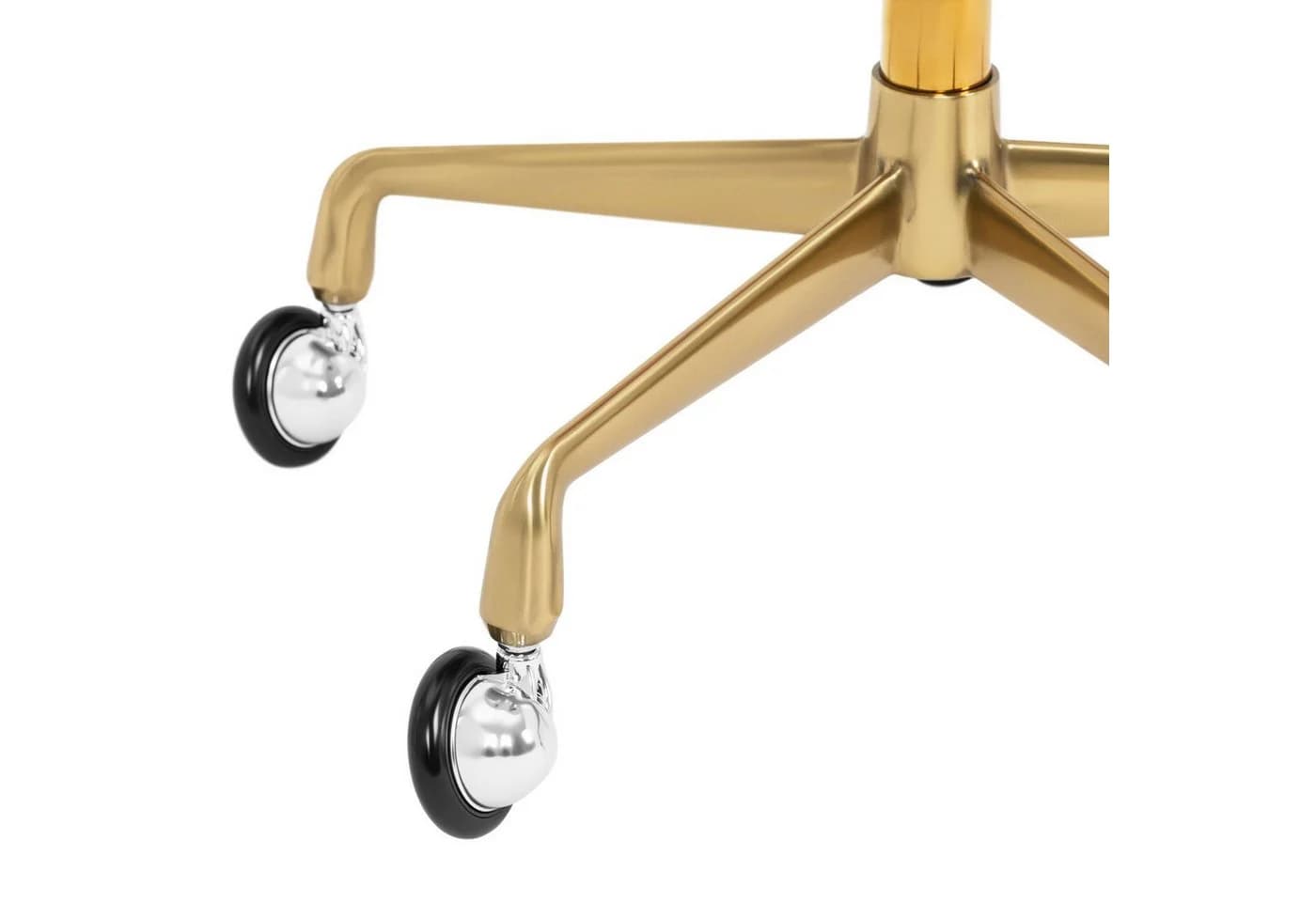 Physa Rollhocker höhenverstellbar 150 kg Beige Golden - Bild 3
