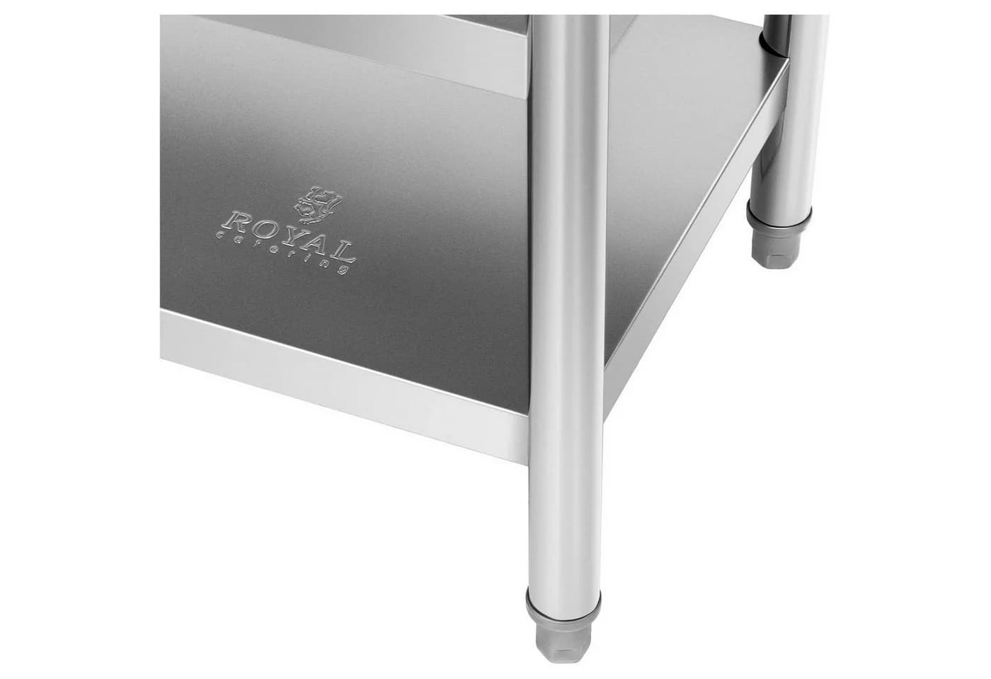 Royal Catering Arbeitstisch Edelstahl 100x70 cm 500 kg - Bild 3