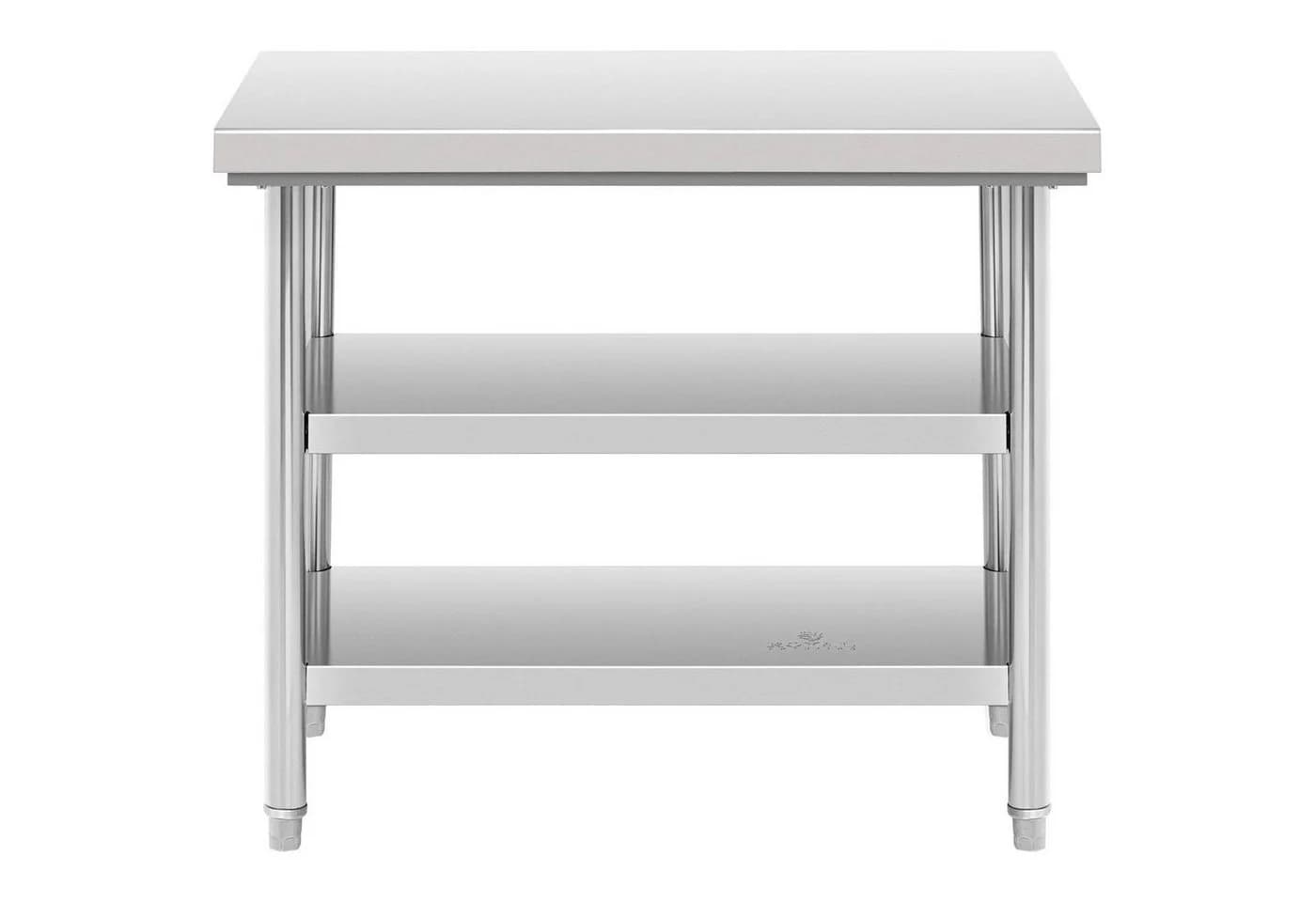 Royal Catering Arbeitstisch Edelstahl 100x70 cm 500 kg - Bild 4
