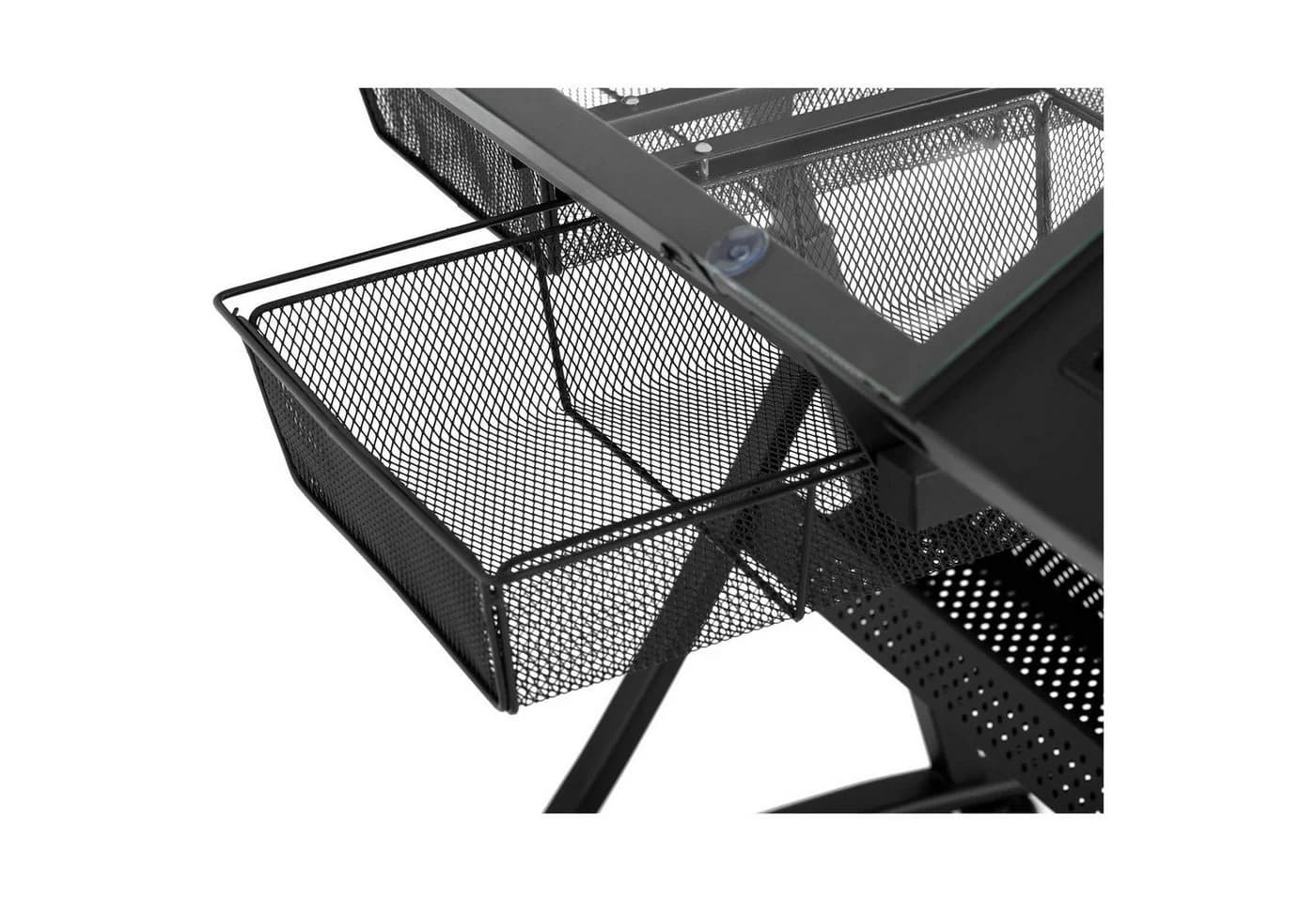 Fromm&Starck Zeichentisch 120x60 cm Neigbar Glasplatte Schwarz - Bild 5