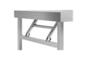 Royal Catering Arbeitstisch 120 x 70 x 90,5 cm Klapptisch Edelstahl Bild 1