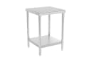 Royal Catering Edelstahltisch 60x60cm mit Ablage Bild 2