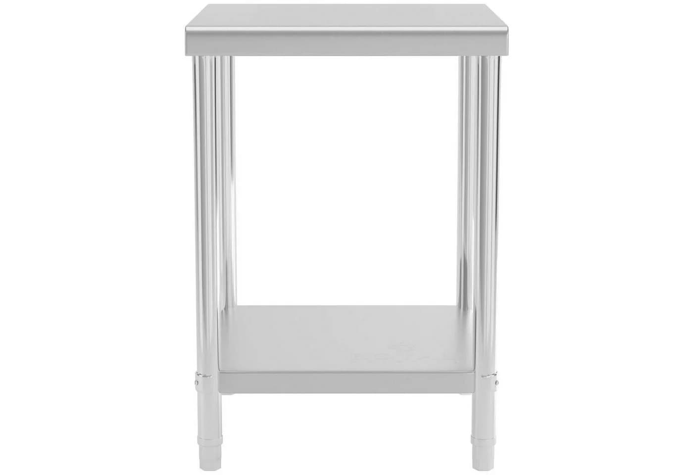 Royal Catering Edelstahltisch 60x60cm mit Ablage - Bild 5