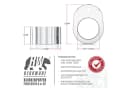 BEARWARE Türklinkenpuffer 6er Set Transparent Silikon Bild 1